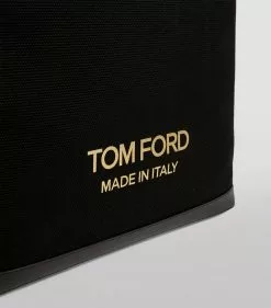 TOM FORD Canvas T Screw Tote Bag C9203 Top Handle Bags -TOM FORD Shop tom ford canvas t screw tote bag 16454898 31894462 1000