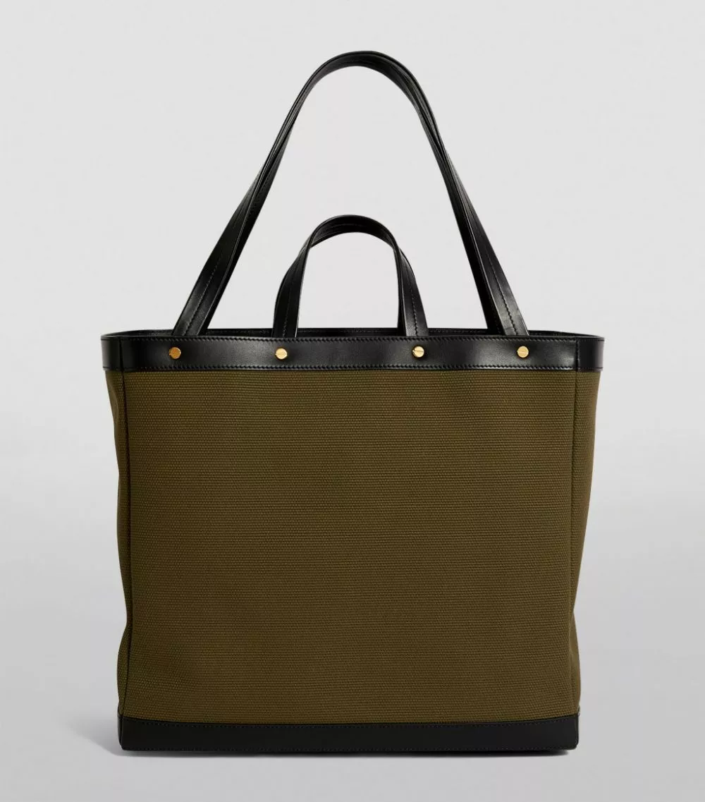 TOM FORD Canvas T Screw Tote Bag C4101 Top Handle Bags 3 TOM FORD Canvas T Screw Tote Bag C4101 Top Handle Bags - Image 3