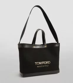 TOM FORD Canvas T Screw Tote Bag C9203 Tote Bags -TOM FORD Shop tom ford canvas t screw tote bag 17291746 35344558 1000