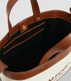 TOM FORD Canvas T Screw Tote Bag C7713 Tote Bags -TOM FORD Shop tom ford canvas t screw tote bag 17291747 35343710 1000