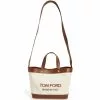TOM FORD Canvas T Screw Tote Bag C7713 Tote Bags