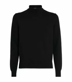 TOM FORD Cashmere Rollneck Sweater 001 BLK SLD Jumpers