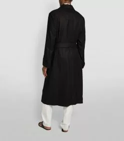 TOM FORD Cashmere Twill Robe 001 BLK SLD Dressing Gowns 9 TOM FORD Cashmere Twill Robe 001 BLK SLD Dressing Gowns -TOM FORD Shop tom ford cashmere twill robe 16778343 33023712 1000