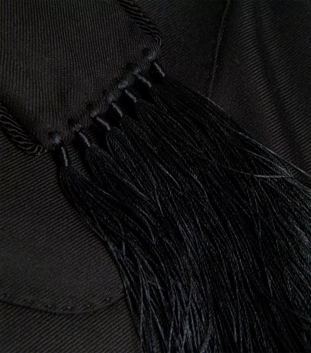 TOM FORD Cashmere Twill Robe 001 BLK SLD Dressing Gowns 5 TOM FORD Cashmere Twill Robe 001 BLK SLD Dressing Gowns - Image 5