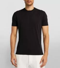 TOM FORD Classic T-Shirt 001 BLK SLD Printed T-Shirts -TOM FORD Shop tom ford classic t shirt 16904285 33533788 1000