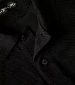 TOM FORD Cotton Piqué Polo Shirt 002 BLK Polo Shirts 10 TOM FORD Cotton Piqué Polo Shirt 002 BLK Polo Shirts -TOM FORD Shop tom ford cotton pique polo shirt 17530958 36980481 1000