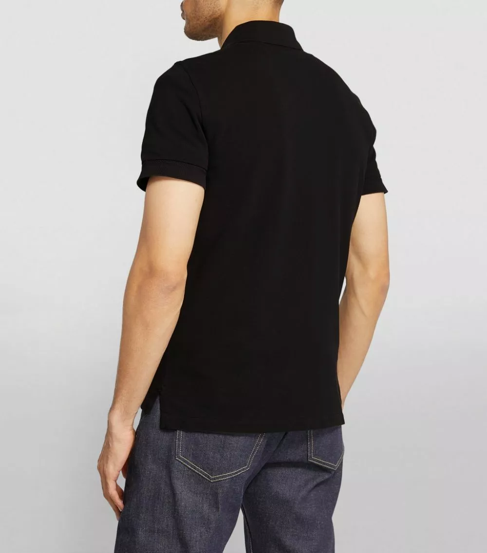 TOM FORD Cotton Piqué Polo Shirt 002 BLK Polo Shirts 4 TOM FORD Cotton Piqué Polo Shirt 002 BLK Polo Shirts - Image 4