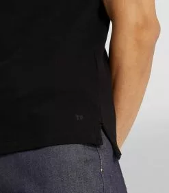 TOM FORD Cotton Piqué Polo Shirt 002 BLK Polo Shirts 11 TOM FORD Cotton Piqué Polo Shirt 002 BLK Polo Shirts -TOM FORD Shop tom ford cotton pique polo shirt 17530958 36982223 1000