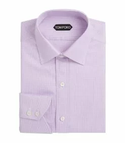 TOM FORD Cotton Shirt 676 BR PNK CK Formal Shirts