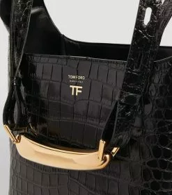 TOM FORD Croc-Embossed Shoulder Bag u9000 Shoulder Bags 11 TOM FORD Croc-Embossed Shoulder Bag u9000 Shoulder Bags -TOM FORD Shop tom ford croc embossed shoulder bag 17288009 35319318 1000