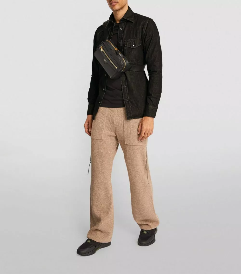 TOM FORD Denim Leisure Shirt 022 DK GRY SLD Casual Shirts 2 TOM FORD Denim Leisure Shirt 022 DK GRY SLD Casual Shirts - Image 2