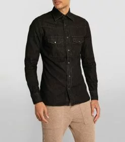 TOM FORD Denim Leisure Shirt 022 DK GRY SLD Casual Shirts 8 TOM FORD Denim Leisure Shirt 022 DK GRY SLD Casual Shirts -TOM FORD Shop tom ford denim leisure shirt 17377612 35841181 1000