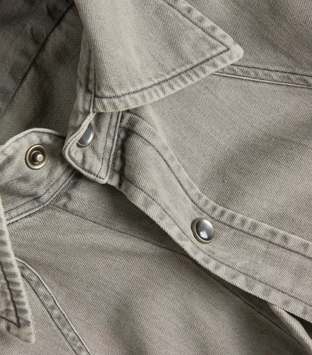 TOM FORD Denim Shirt 023 LT GRY SLD Casual Shirts 5 TOM FORD Denim Shirt 023 LT GRY SLD Casual Shirts - Image 5