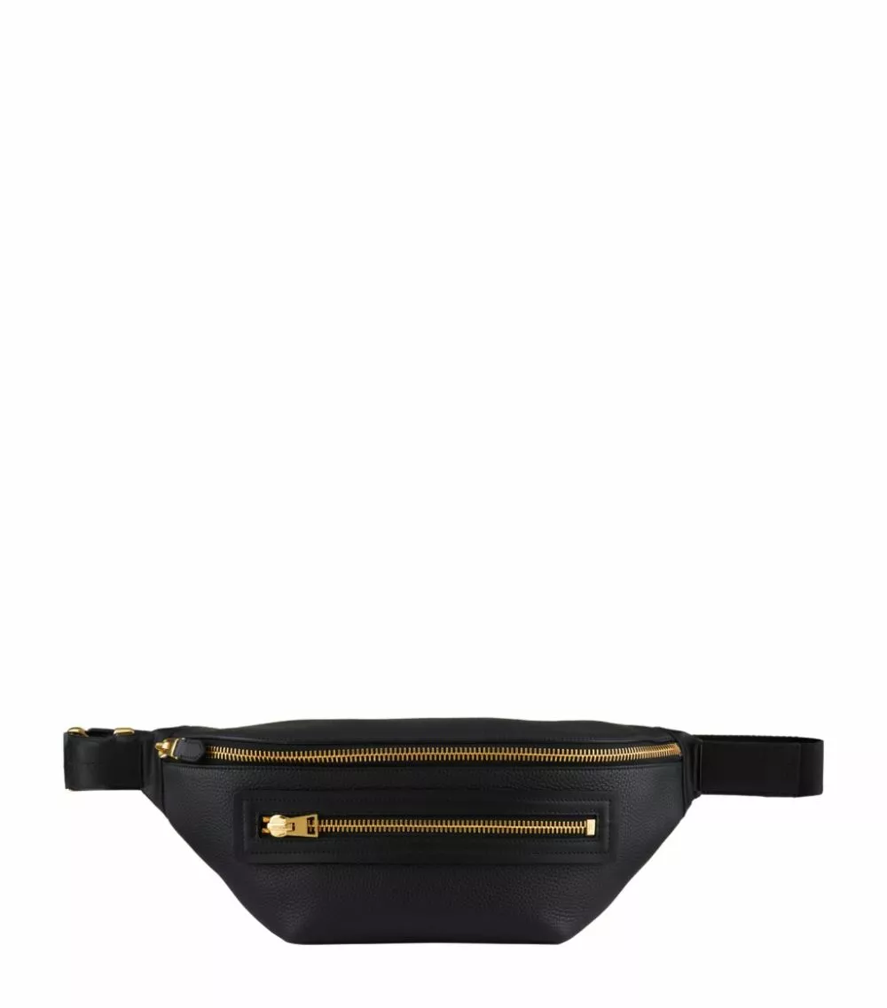 TOM FORD Leather Belt Bag BLK BLACK Pouches 1 TOM FORD Leather Belt Bag BLK BLACK Pouches