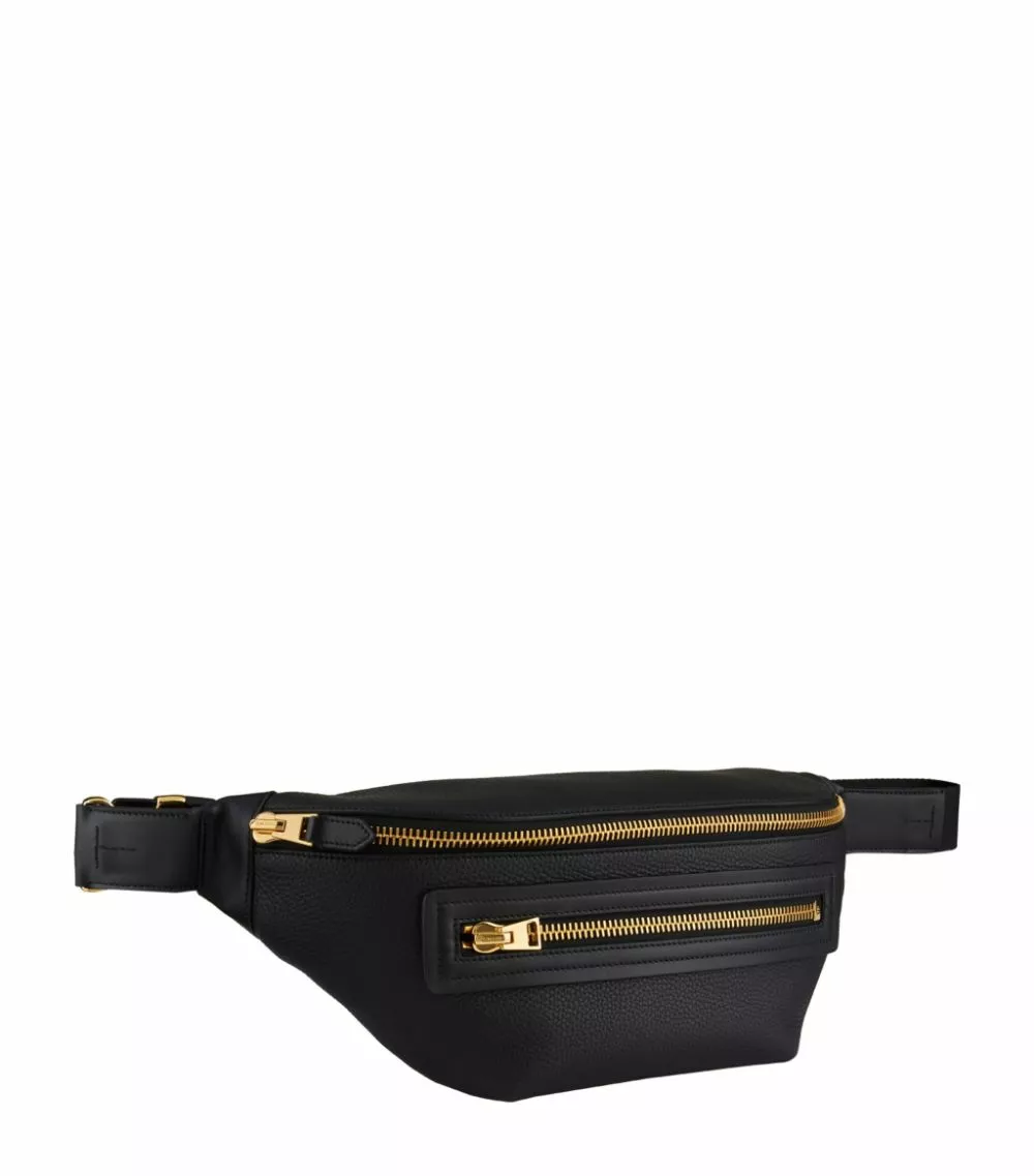 TOM FORD Leather Belt Bag BLK BLACK Pouches 3 TOM FORD Leather Belt Bag BLK BLACK Pouches - Image 3