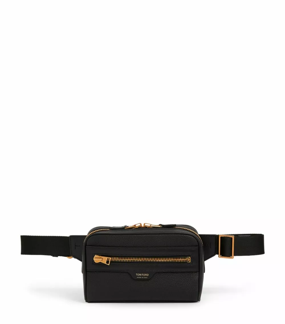 TOM FORD Leather Buckley Belt Bag U9000 BLACK Belts 1 TOM FORD Leather Buckley Belt Bag U9000 BLACK Belts