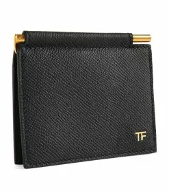 TOM FORD Leather Money Clip Wallet U9000 BLACK Wallets -TOM FORD Shop tom ford leather money clip wallet 17511925 37084968 1000
