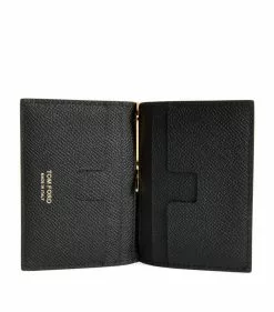 TOM FORD Leather Money Clip Wallet U9000 BLACK Wallets -TOM FORD Shop tom ford leather money clip wallet 17511925 37086836 1000