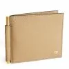 TOM FORD Leather Money Clip Wallet U7099 DARK SAND Wallets