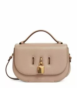 TOM FORD Leather Padlock Saddle Bag U8006 Crossbody Bags