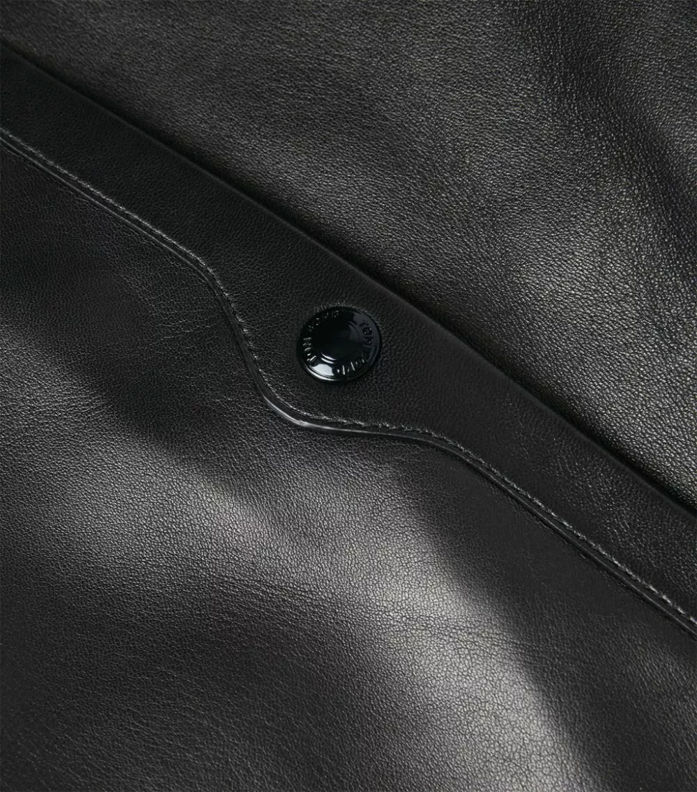 TOM FORD Leather-Panelled Jacket 001 BLK SLD Leather Jackets 5 TOM FORD Leather-Panelled Jacket 001 BLK SLD Leather Jackets - Image 5