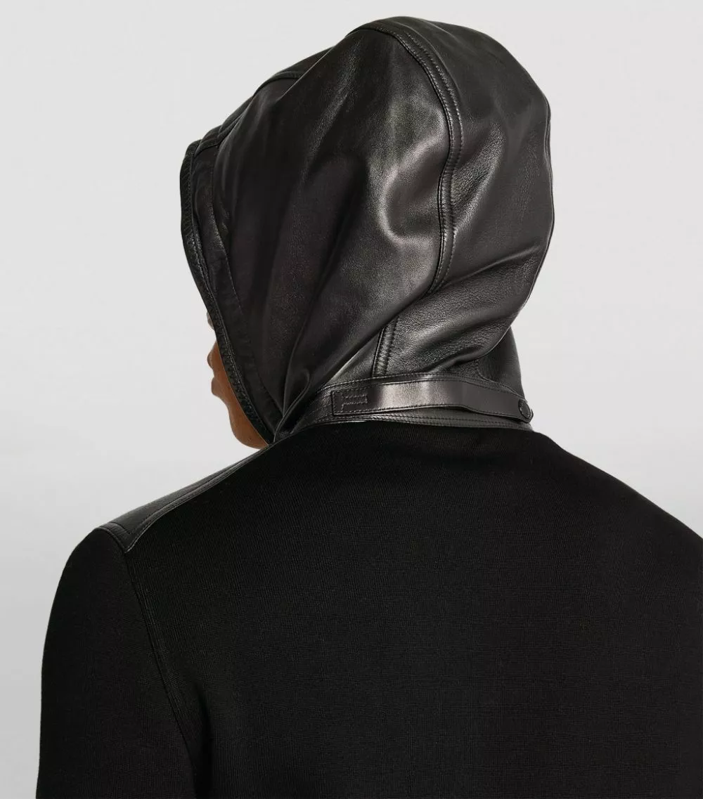 TOM FORD Leather-Panelled Jacket 001 BLK SLD Leather Jackets 6 TOM FORD Leather-Panelled Jacket 001 BLK SLD Leather Jackets - Image 6