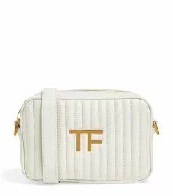TOM FORD Leather Quilted TF Camera Bag U1003 Camera Bags