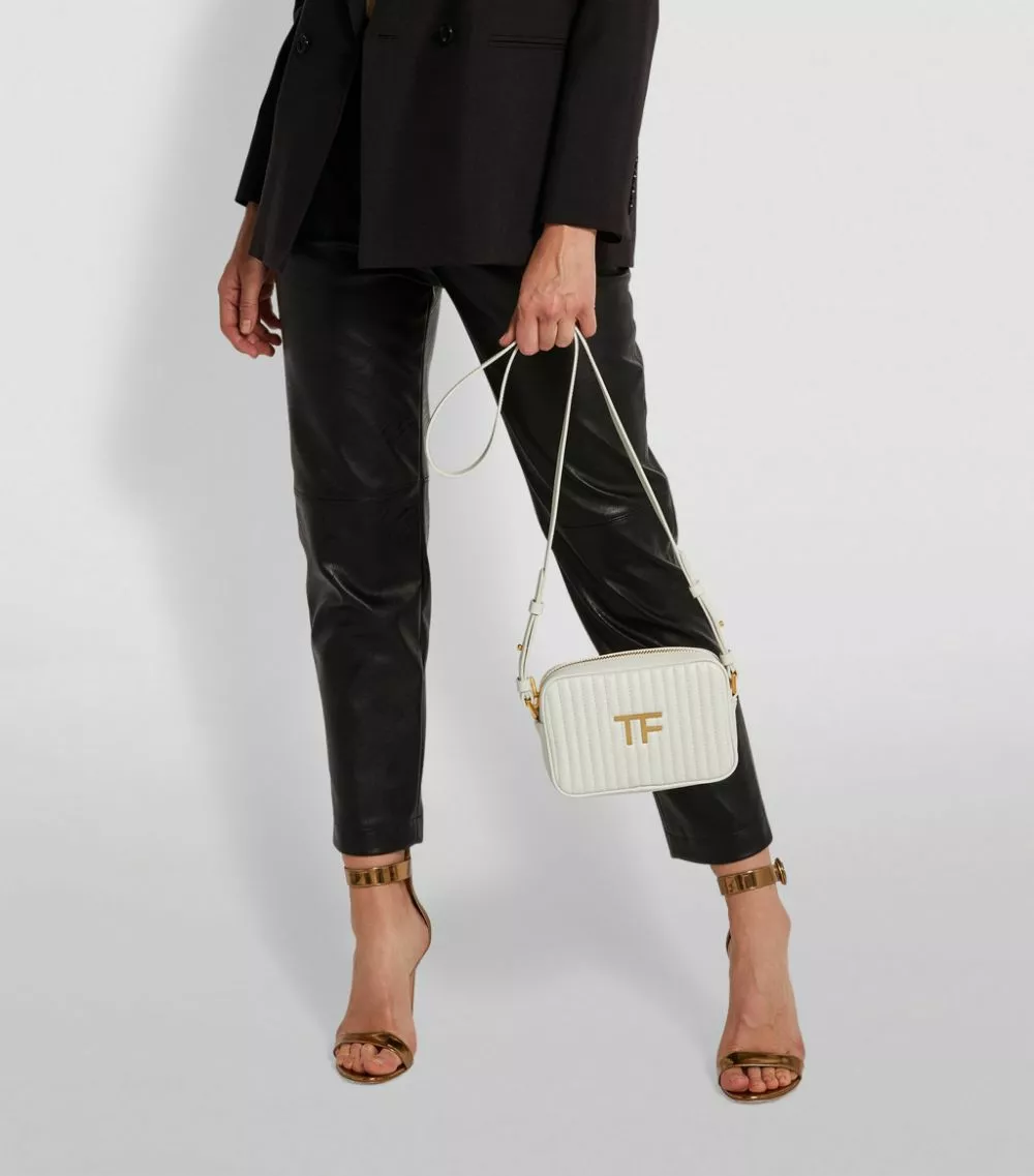 TOM FORD Leather Quilted TF Camera Bag U1003 Camera Bags 5 TOM FORD Leather Quilted TF Camera Bag U1003 Camera Bags - Image 5