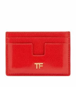 TOM FORD Leather T Card Holder U3106 Card Holders