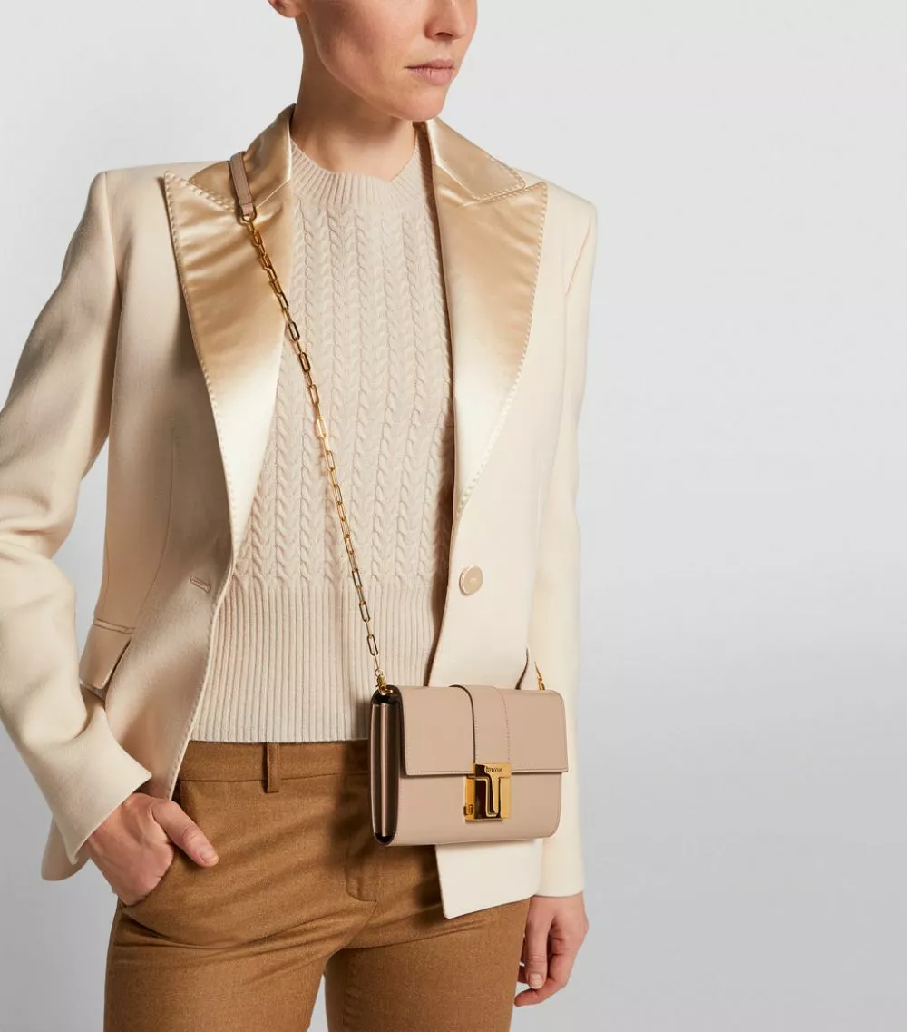 TOM FORD Leather T Clasp Bag U8006 Shoulder Bags 2 TOM FORD Leather T Clasp Bag U8006 Shoulder Bags - Image 2