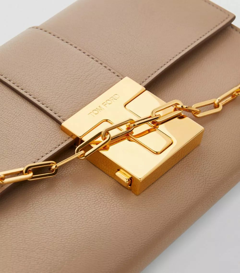 TOM FORD Leather T Clasp Bag U8006 Shoulder Bags 7 TOM FORD Leather T Clasp Bag U8006 Shoulder Bags - Image 7