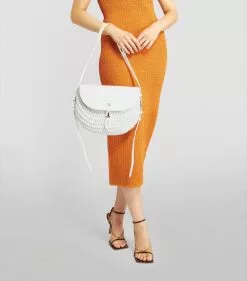 TOM FORD Leather Woven Shoulder Bag u1000 Shoulder Bags -TOM FORD Shop tom ford leather woven shoulder bag 16905333 33534344 1000