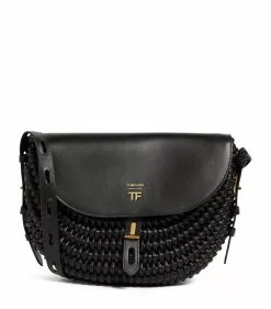 TOM FORD Leather Woven Shoulder Bag u9000 Shoulder Bags