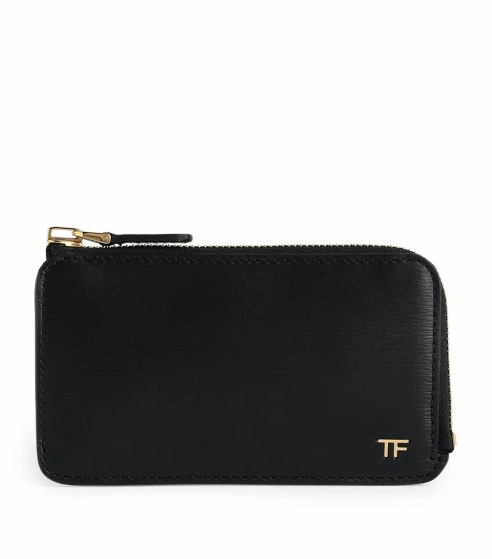 TOM FORD Leather Zip Wallet U9000BLACK Wallets 1 TOM FORD Leather Zip Wallet U9000BLACK Wallets