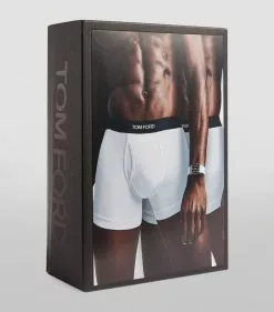 TOM FORD Logo Trunks (Pack of 2) 020LT GREY Boxers -TOM FORD Shop tom ford logo trunks pack of 2 16388160 31416373 1000