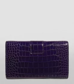 TOM FORD Mini Croc-Embossed Leather T Clasp Bag U6039 Mini Bags -TOM FORD Shop tom ford mini croc embossed leather t clasp bag 16906110 33535513 1000