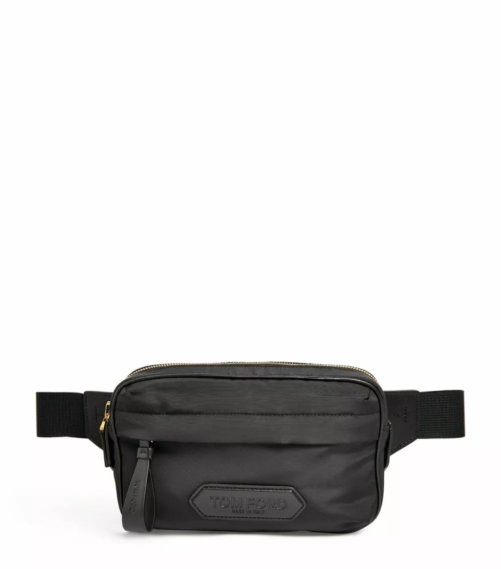 TOM FORD Nylon Belt Bag U9000 BLACK Backpacks 1 TOM FORD Nylon Belt Bag U9000 BLACK Backpacks
