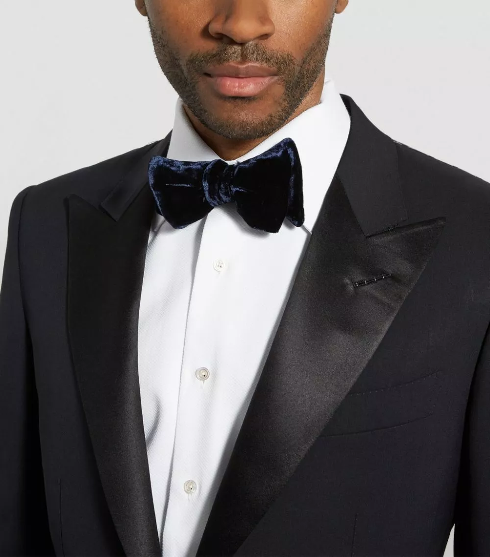 TOM FORD O'Connor Satin-Trim Two-Piece Tuxedo 412 NVY Tuxedos 4 TOM FORD O'Connor Satin-Trim Two-Piece Tuxedo 412 NVY Tuxedos - Image 4