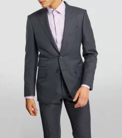 TOM FORD O'Connor Two-Piece Suit 416 BLUE NAVY CHECK 2 Piece Suits -TOM FORD Shop tom ford oconnor two piece suit 17532596 37301601 1000