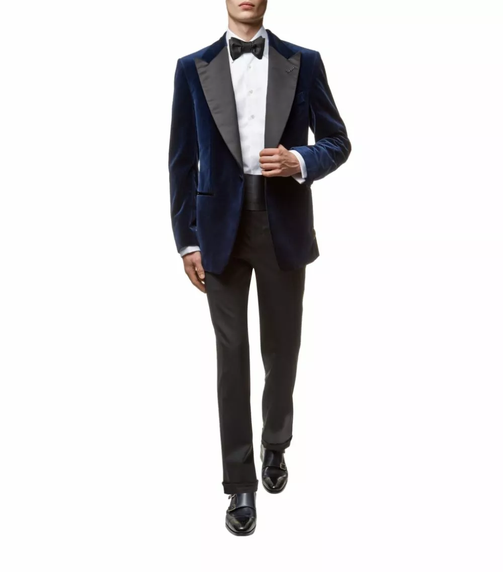 TOM FORD Piqué Cocktail Shirt WHITE Formal Shirts 7 TOM FORD Piqué Cocktail Shirt WHITE Formal Shirts - Image 7