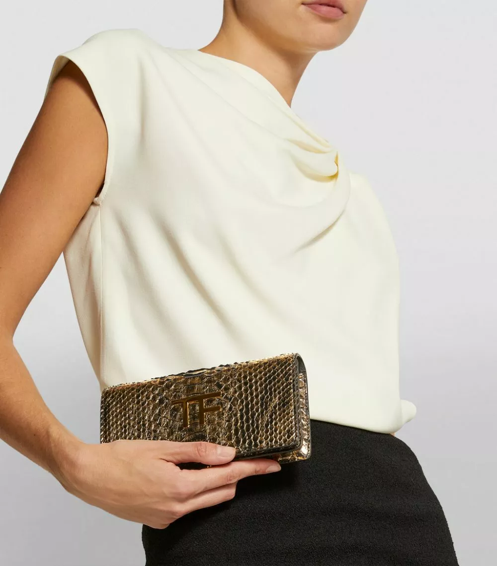 TOM FORD Python TF Clutch Bag U2006 Clutch Bags 5 TOM FORD Python TF Clutch Bag U2006 Clutch Bags - Image 5