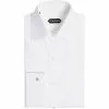 TOM FORD Slim-Fit French Cuff Shirt 100 WHT SLD Formal Shirts
