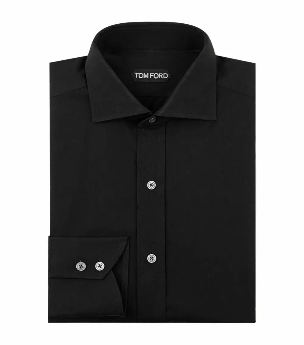 TOM FORD Slim-Fit Shirt 001 BLK Formal Shirts 2 TOM FORD Slim-Fit Shirt 001 BLK Formal Shirts - Image 2