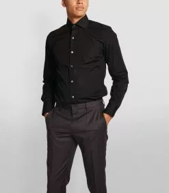TOM FORD Slim-Fit Shirt 001 BLK Formal Shirts 14 TOM FORD Slim-Fit Shirt 001 BLK Formal Shirts -TOM FORD Shop tom ford slim fit shirt 14817967 28253657 1000