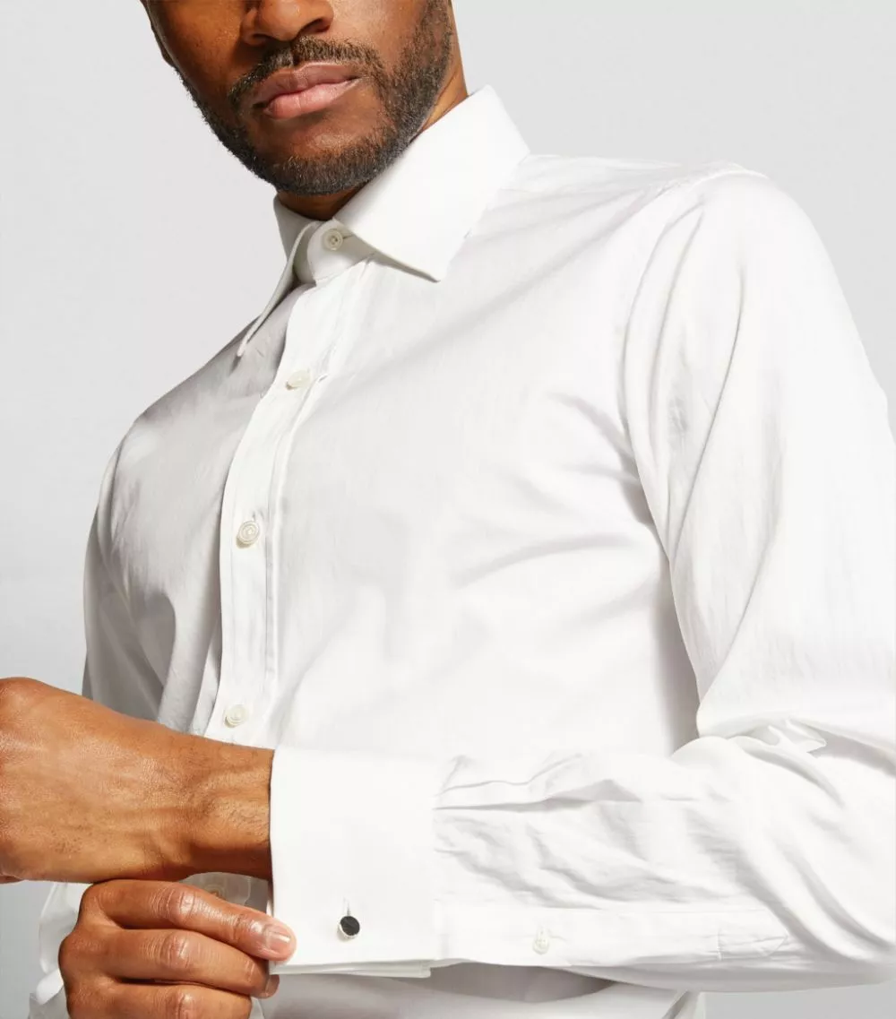 TOM FORD Slim Formal Shirt 100 WHT Formal Shirts 6 TOM FORD Slim Formal Shirt 100 WHT Formal Shirts - Image 6