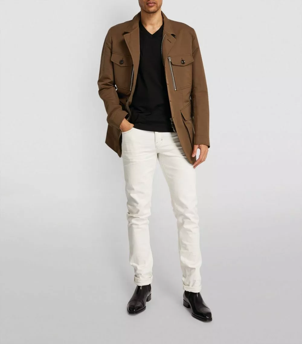TOM FORD Slim Jeans 100 WHT SLD Straight Jeans 2 TOM FORD Slim Jeans 100 WHT SLD Straight Jeans - Image 2