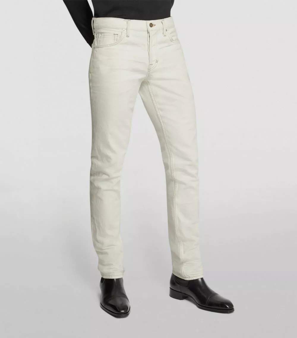 TOM FORD Slim Jeans 100 WHT SLD 3 TOM FORD Slim Jeans 100 WHT SLD - Image 3