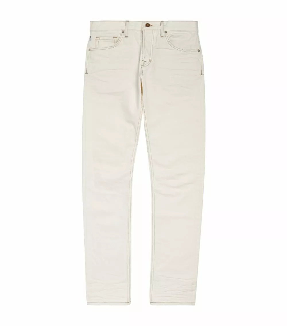 TOM FORD Slim Jeans 100 WHT SLD 1 TOM FORD Slim Jeans 100 WHT SLD