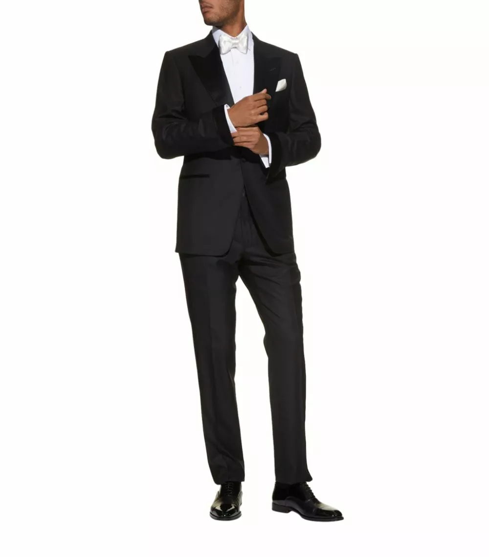 TOM FORD TF TUX SHELTON SATIN 001 BLK Tuxedos 4 TOM FORD TF TUX SHELTON SATIN 001 BLK Tuxedos - Image 4