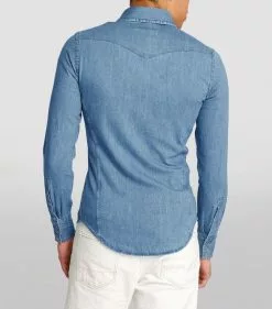 TOM FORD Western Denim Shirt 432 BR BLU SLD Casual Shirts 9 TOM FORD Western Denim Shirt 432 BR BLU SLD Casual Shirts -TOM FORD Shop tom ford western denim shirt 17200991 34800694 1000